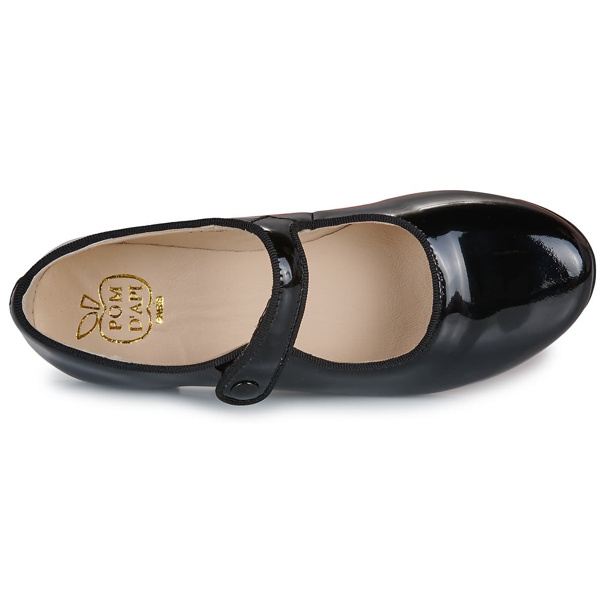 Women's Ballet Flats Pom d'Api Black