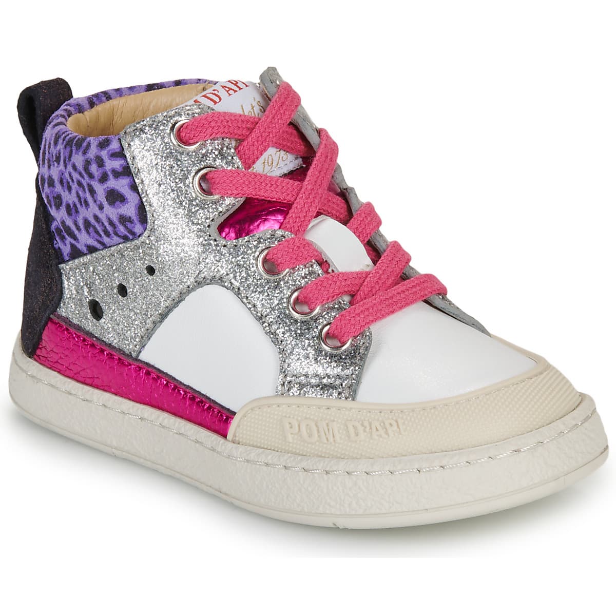 Girls' Sneakers Pom d'Api Multicolor