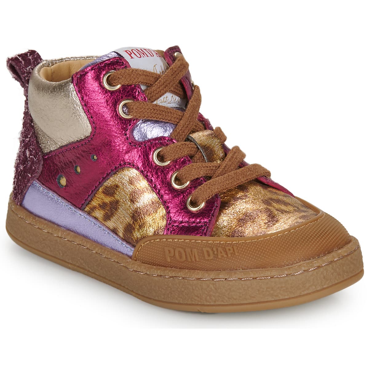 Girls' Sneakers Pom d'Api Multicolor