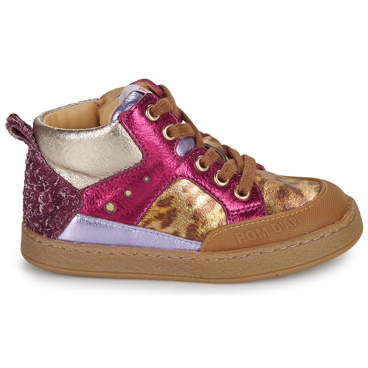 Girls' Sneakers Pom d'Api Multicolor