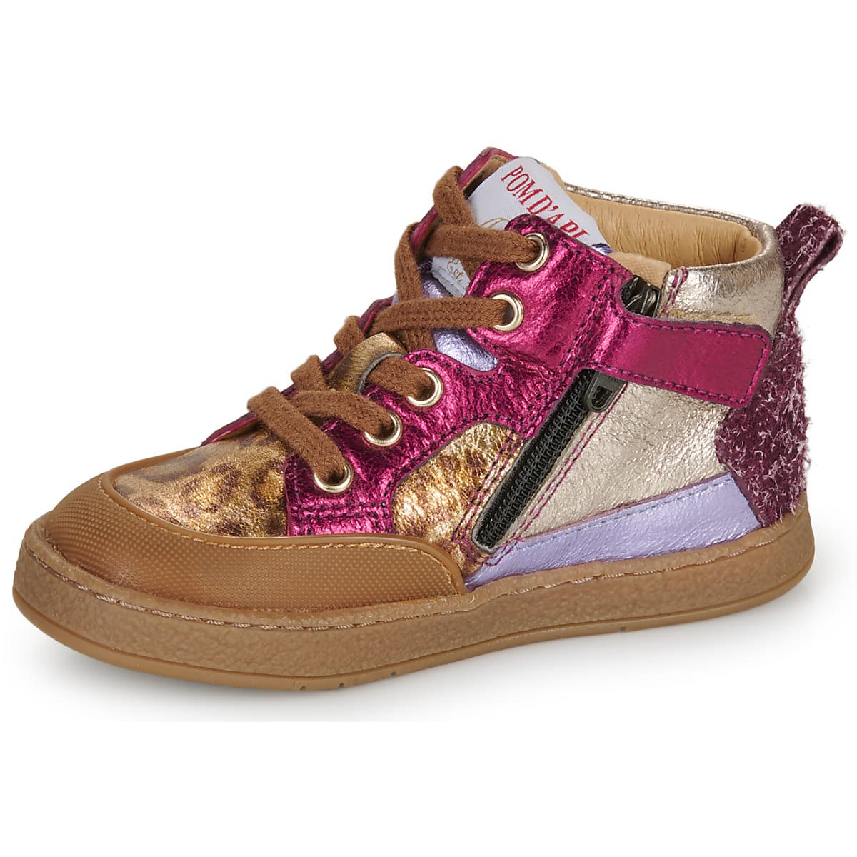Girls' Sneakers Pom d'Api Multicolor