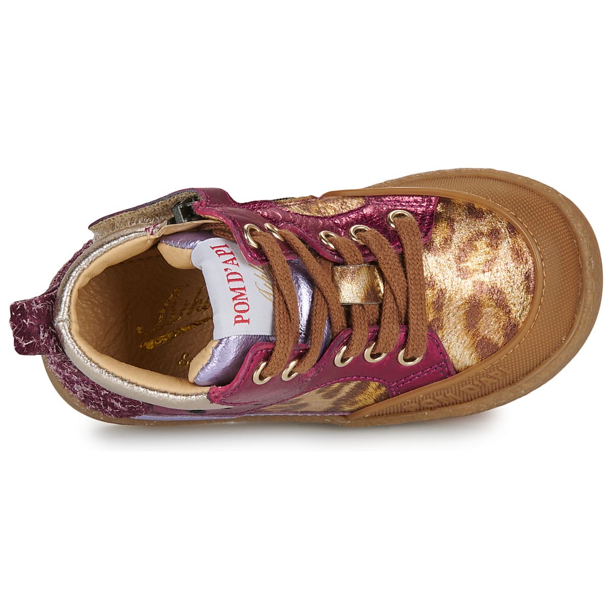 Girls' Sneakers Pom d'Api Multicolor