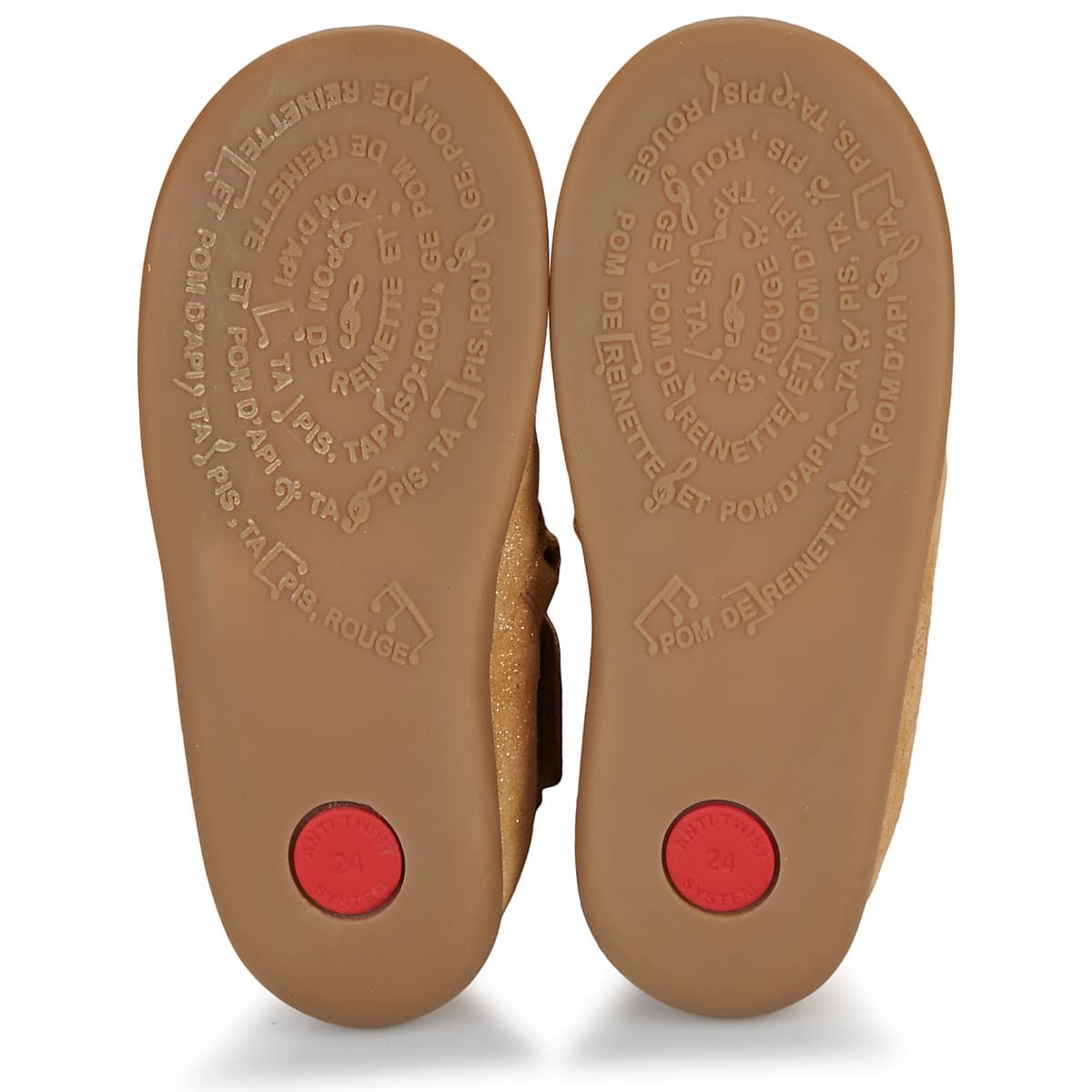 Girls' Ankle Boots Pom d'Api Gold