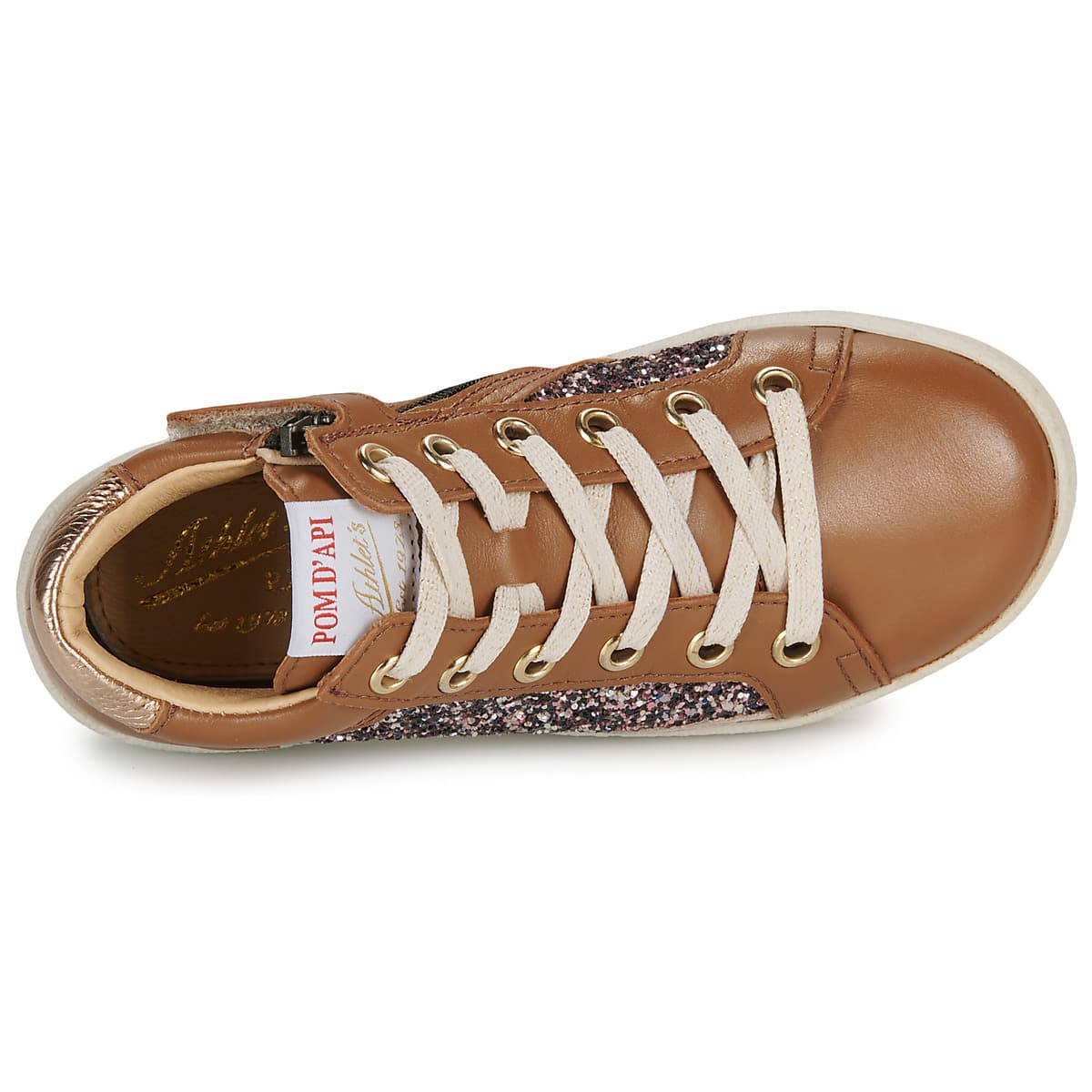 Girls' Sneakers Pom d'Api Brown