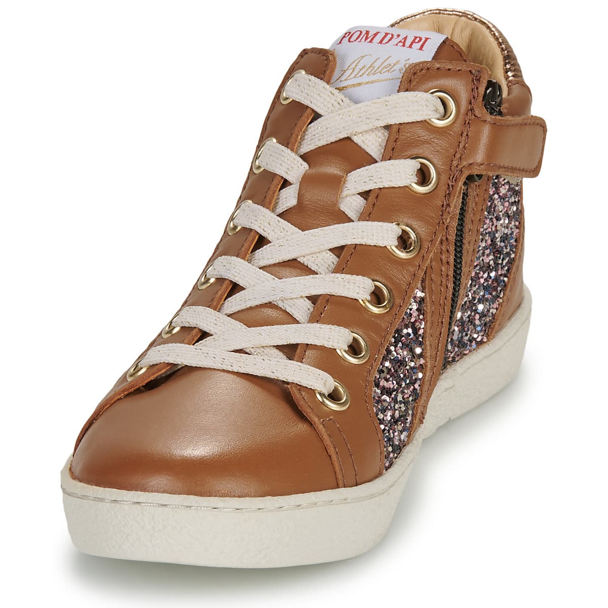 Girls' Sneakers Pom d'Api Brown