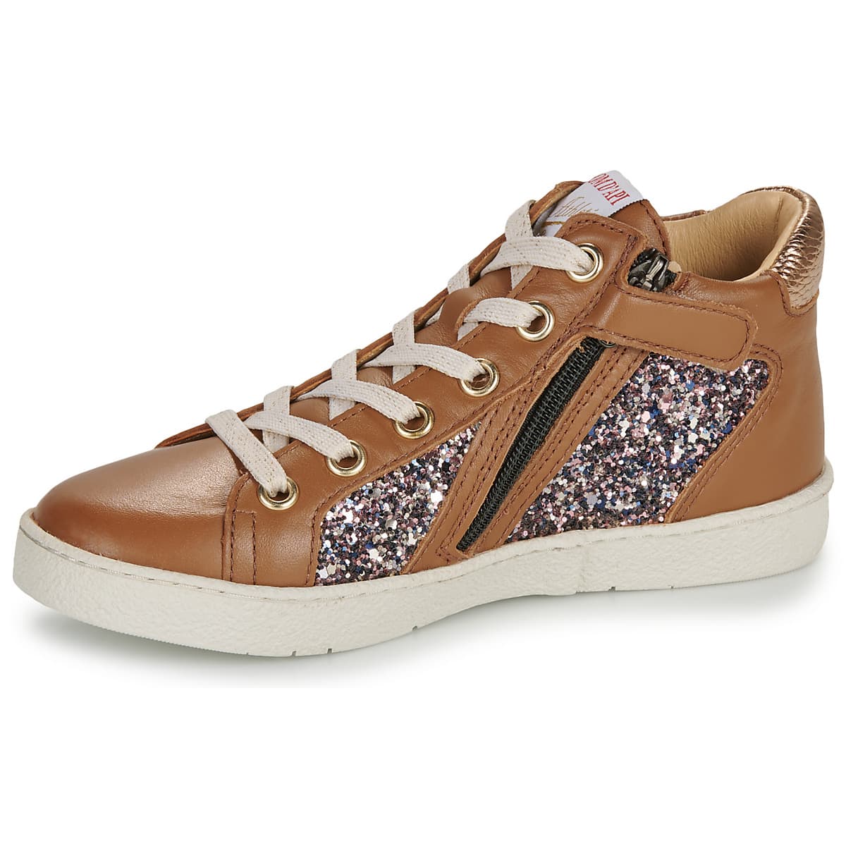 Girls' Sneakers Pom d'Api Brown