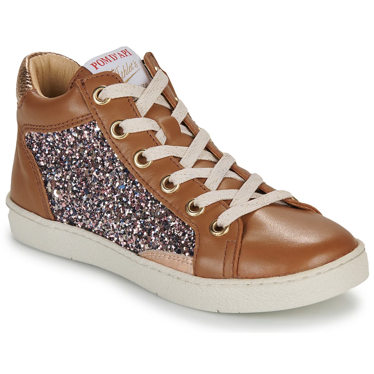 Girls' Sneakers Pom d'Api Brown