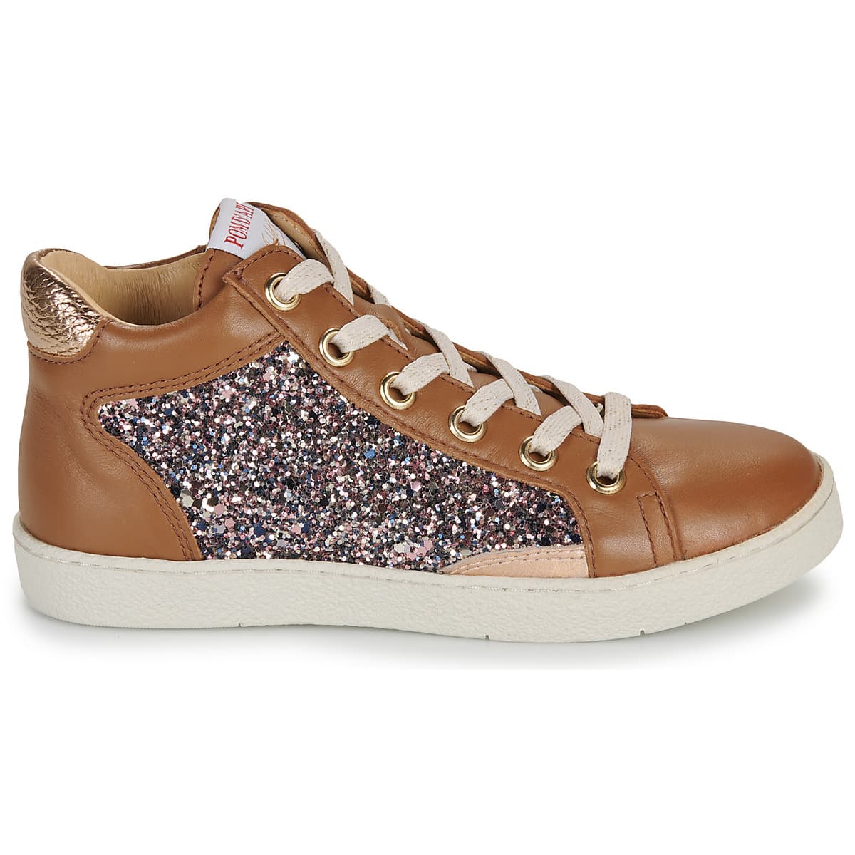 Girls' Sneakers Pom d'Api Brown