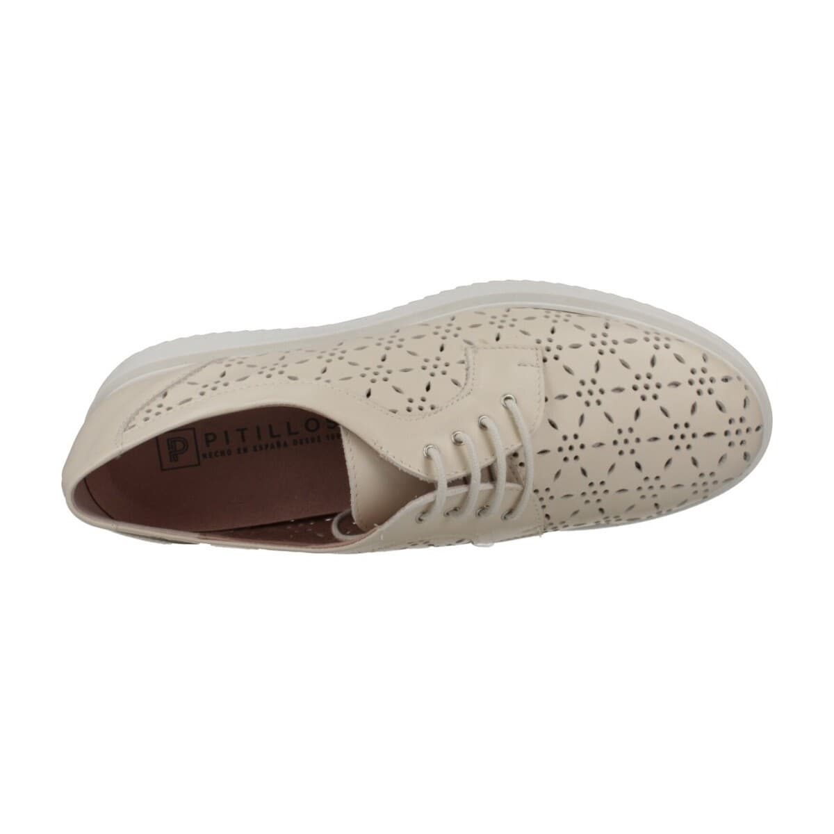Women's Derby Shoes Pitillos Beige