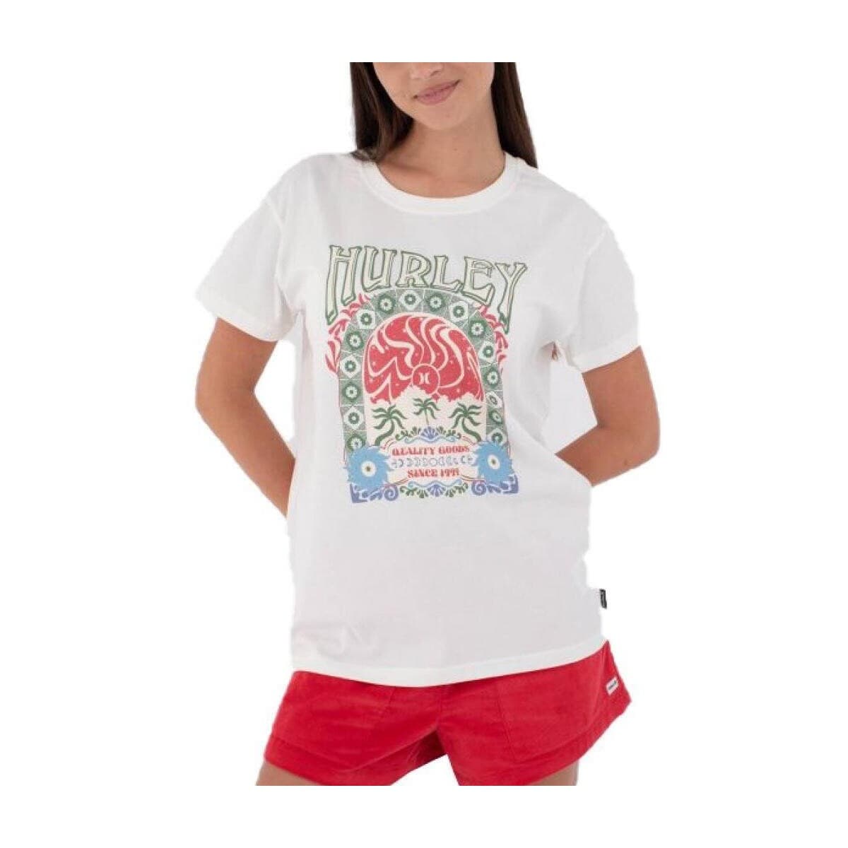 Women's T-Shirts Hurley White