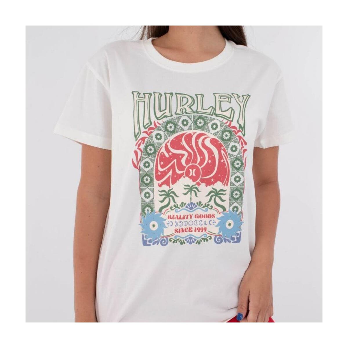 Women's T-Shirts Hurley White