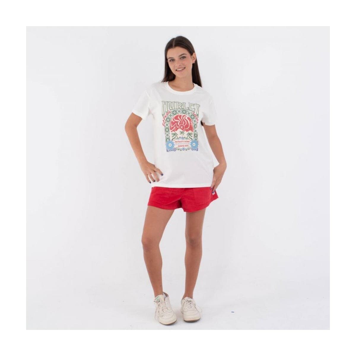 Women's T-Shirts Hurley White