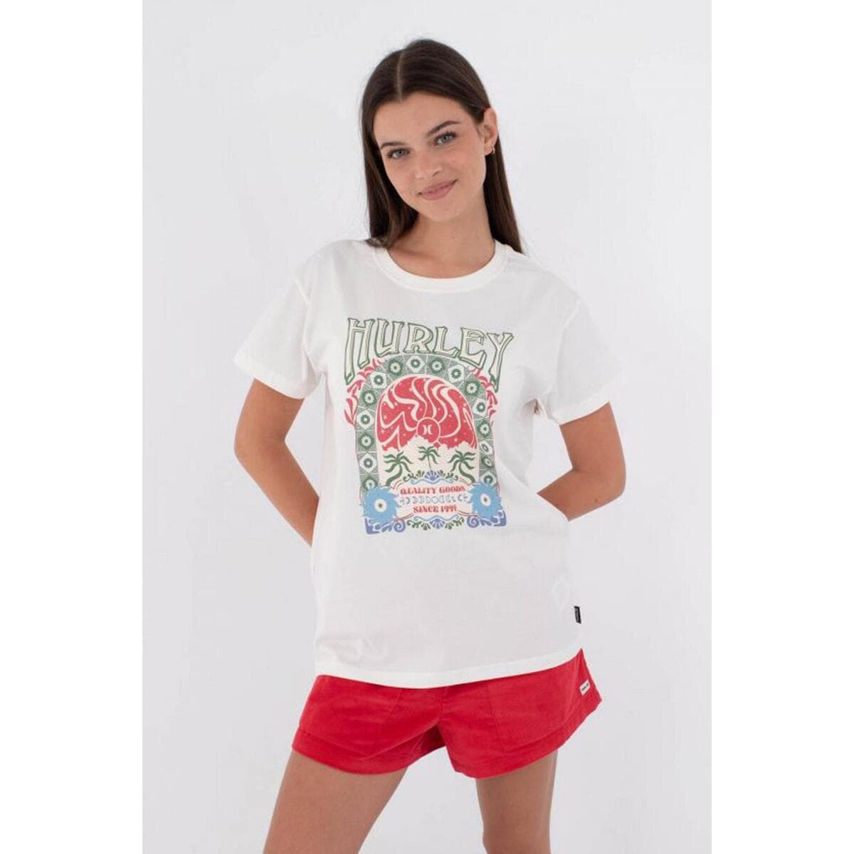 Women's T-Shirts Hurley White