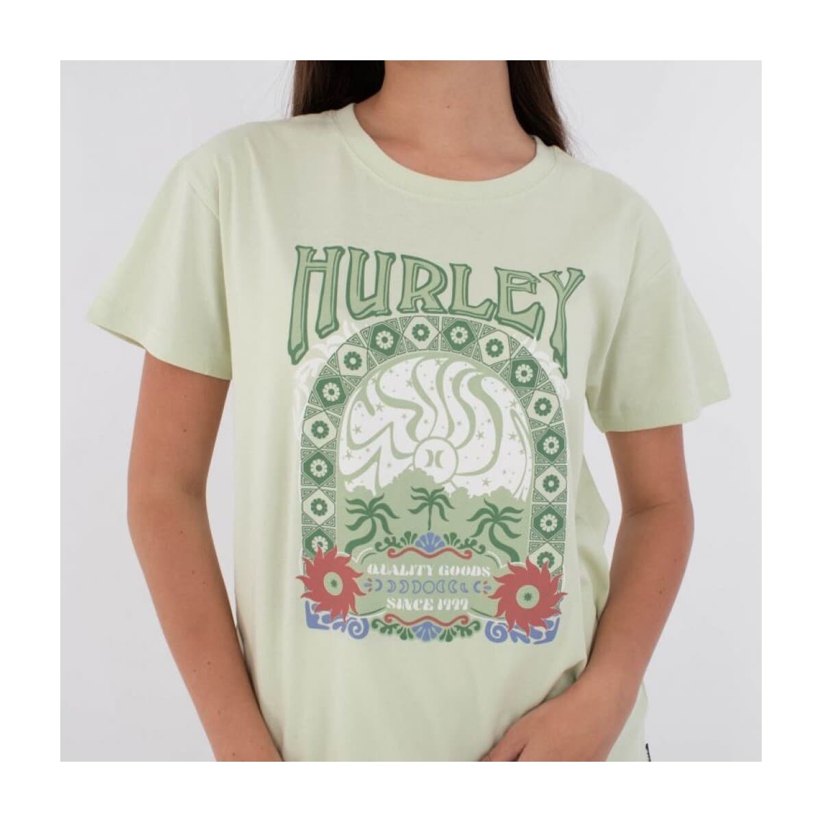 Women's T-Shirts Hurley Green