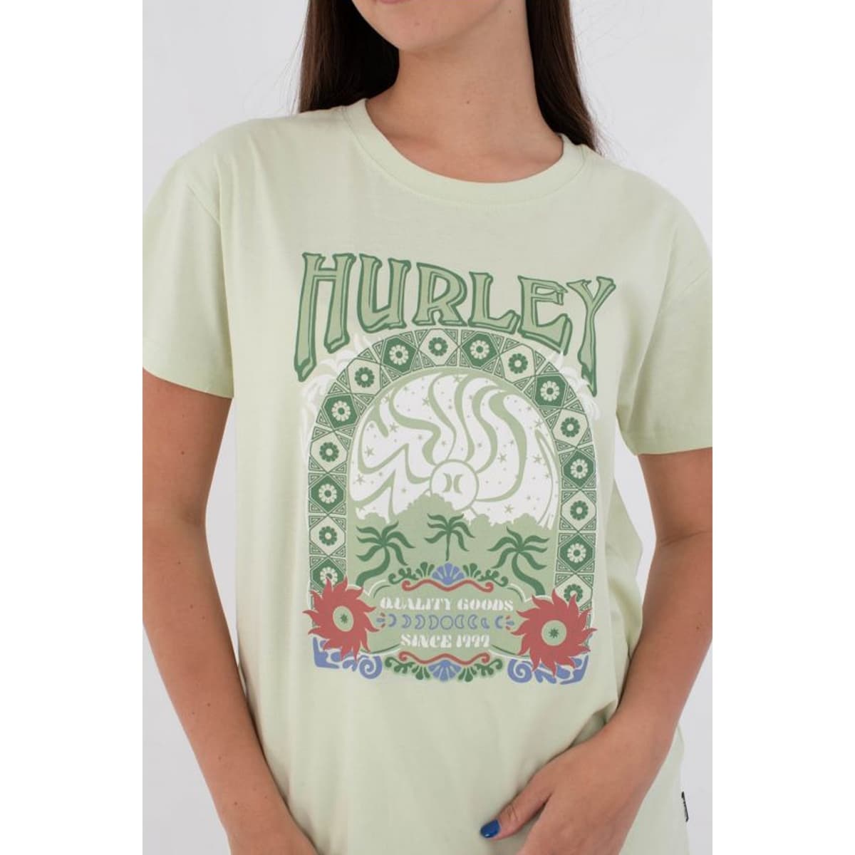 Women's T-Shirts Hurley Green