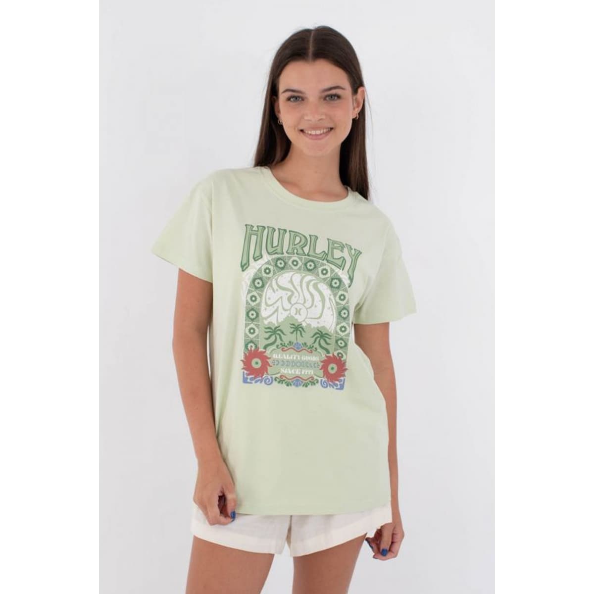 Women's T-Shirts Hurley Green