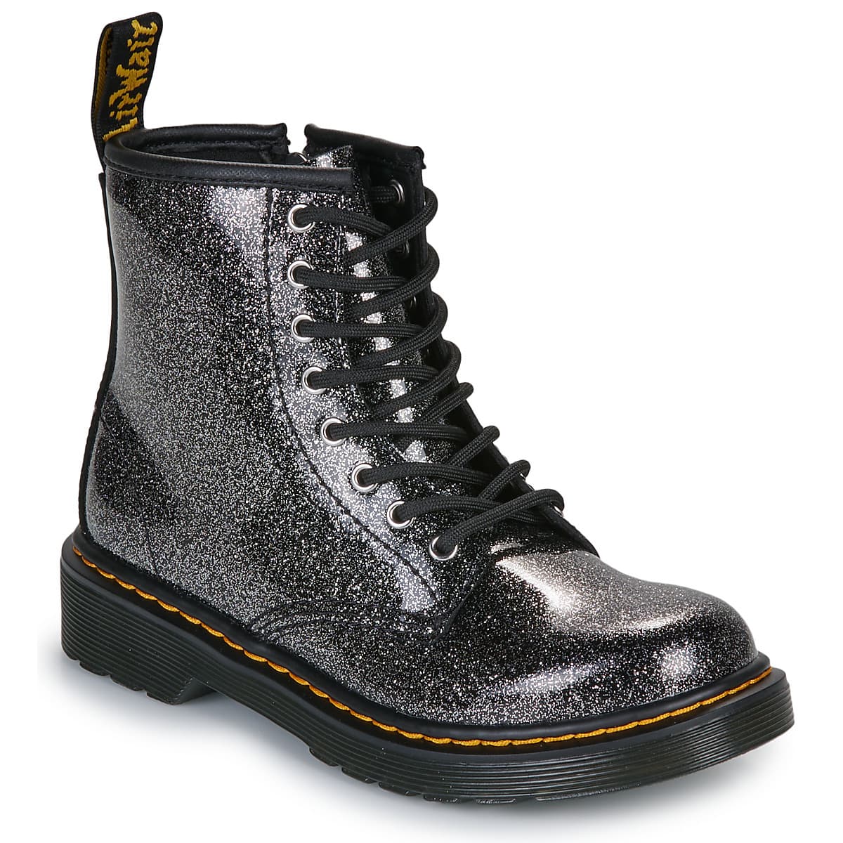 Μπότες Dr. Martens 1460 J Black Silver Nebula Glitter