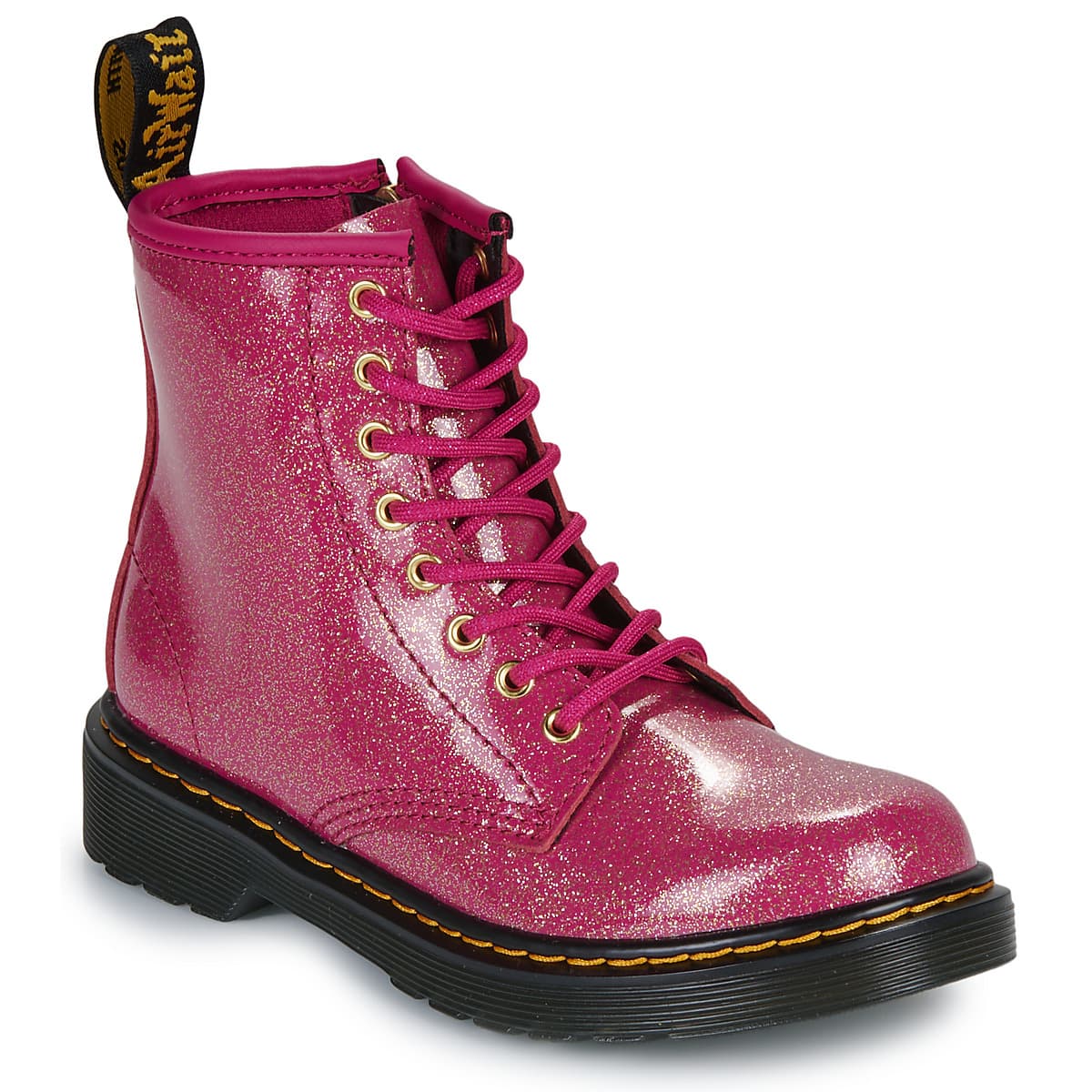 Μπότες Dr. Martens 1460 J Fuchsia Silver Nebula Glitter