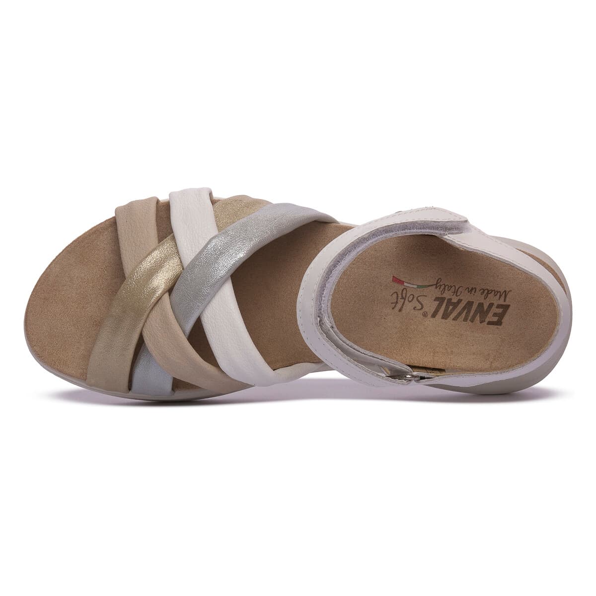 Women's Platforms Enval White