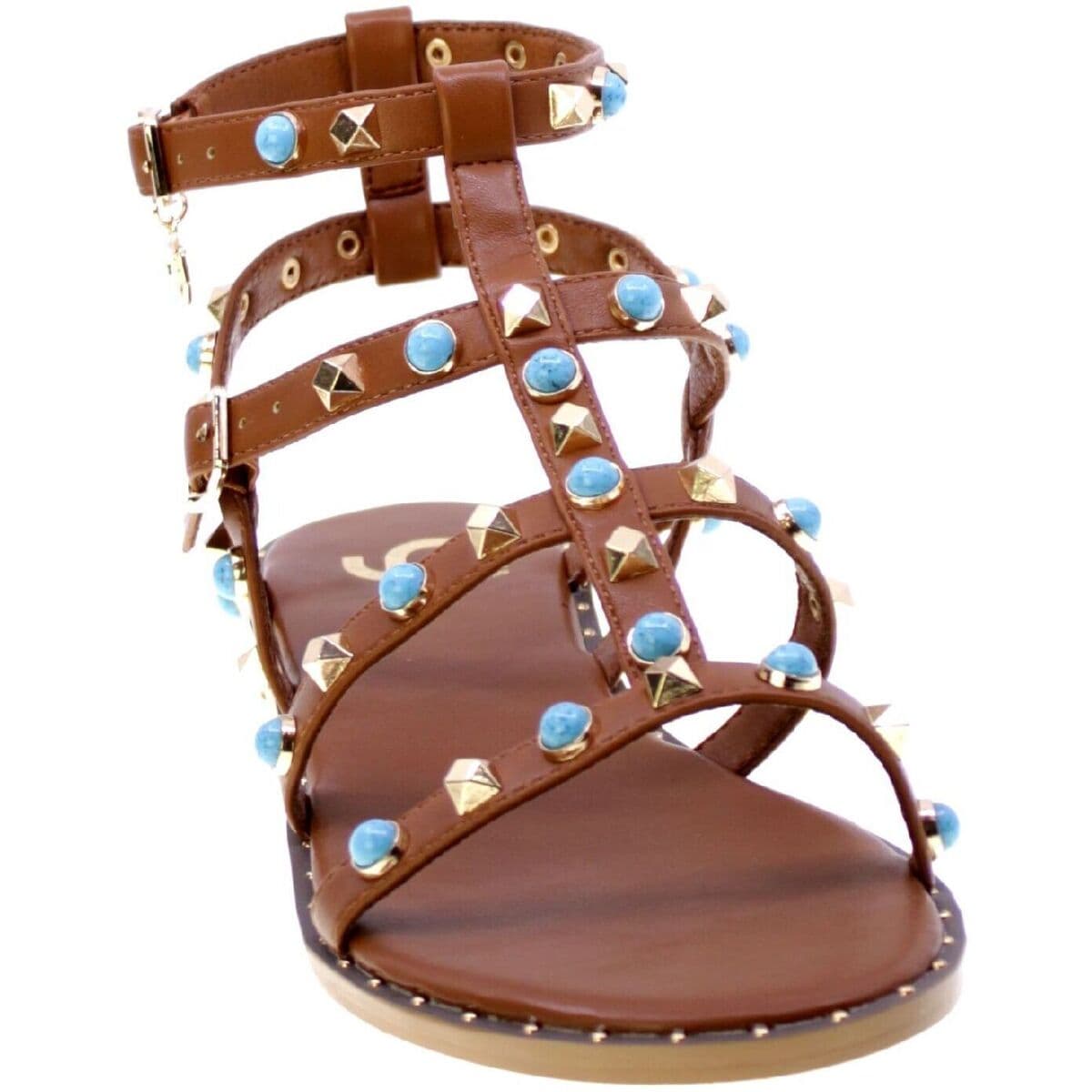 Women's Sandals Gold&gold Brown