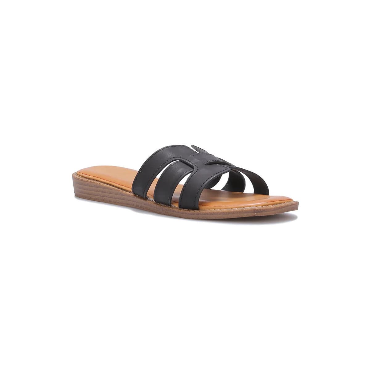 Women's Flip Flops La Modeuse Black