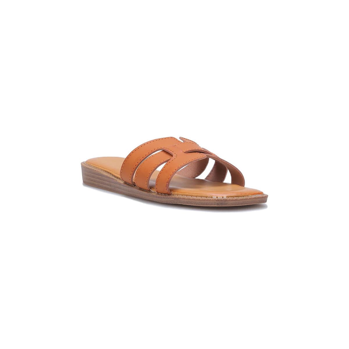 Women's Flip Flops La Modeuse Brown