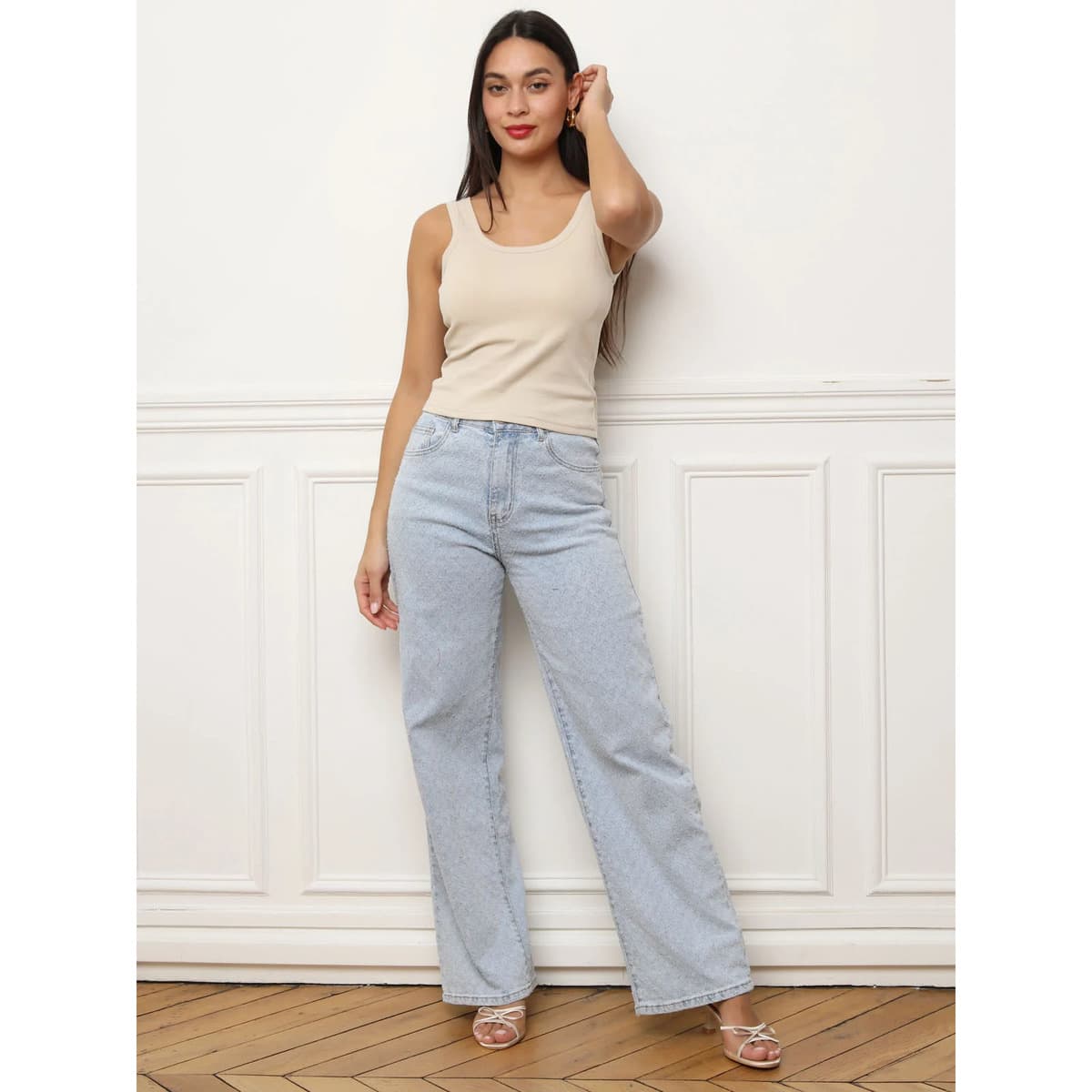 Women's T-Shirts La Modeuse Beige