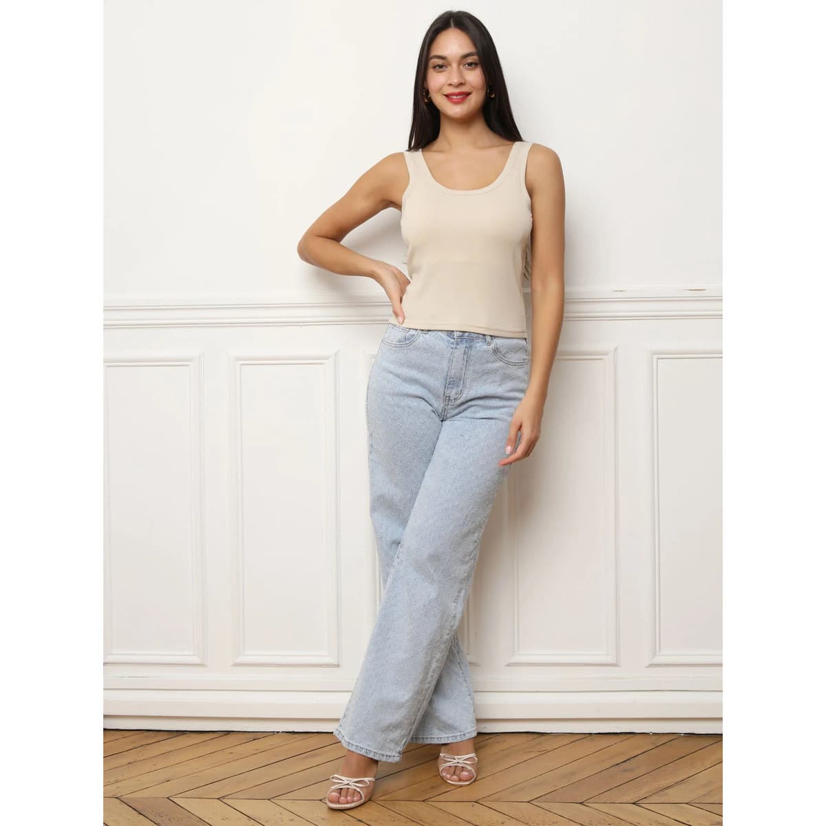 Women's T-Shirts La Modeuse Beige