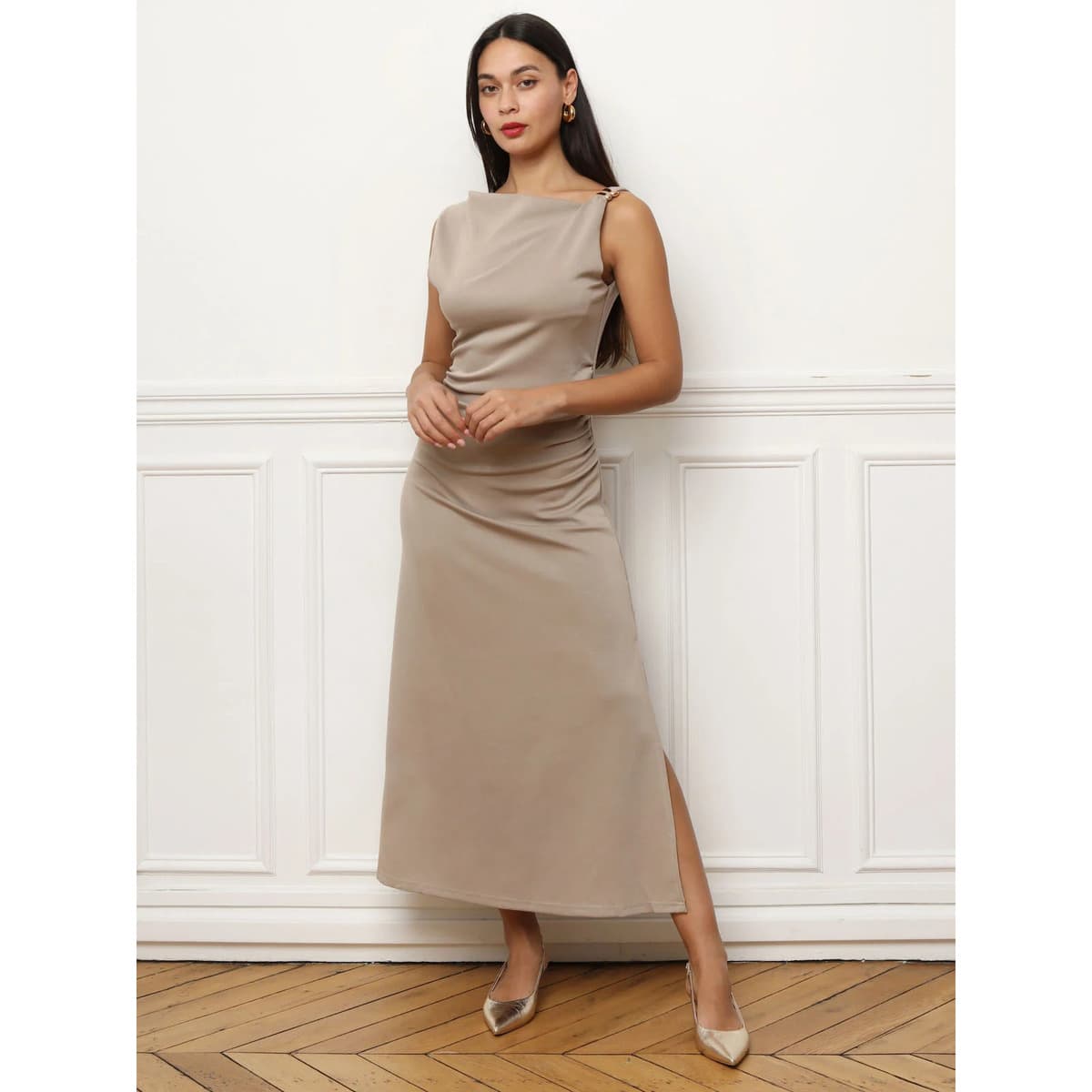 Women's Dresses La Modeuse Beige