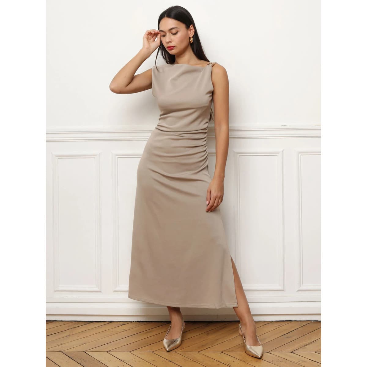 Women's Dresses La Modeuse Beige