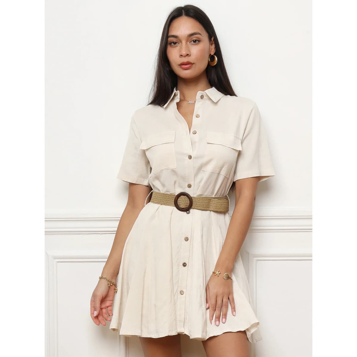 Women's Dresses La Modeuse Beige