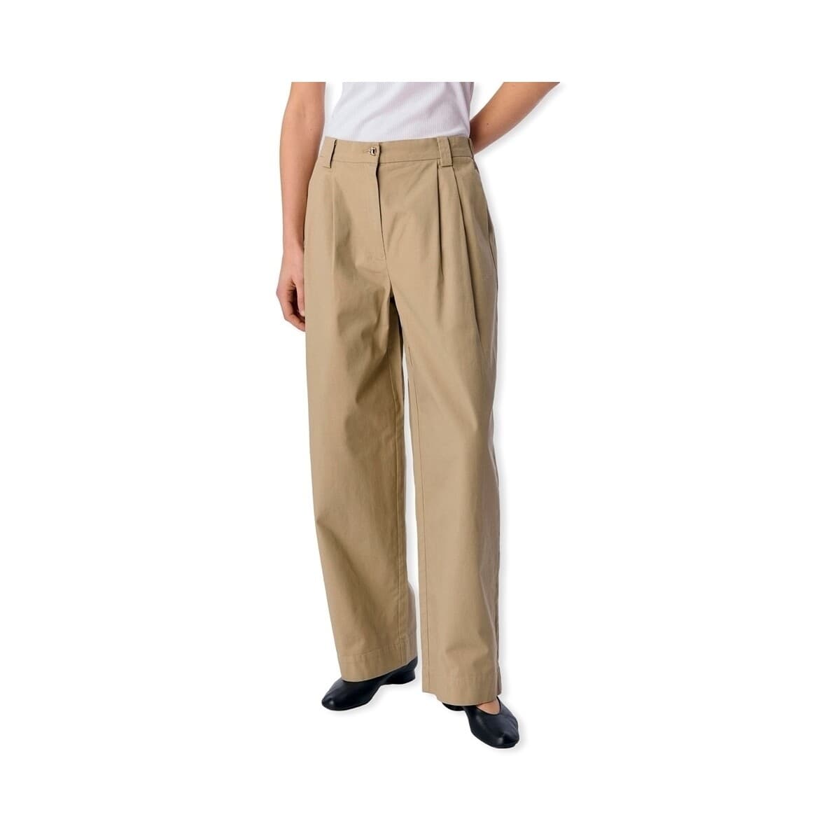 Women's Pants Object Beige