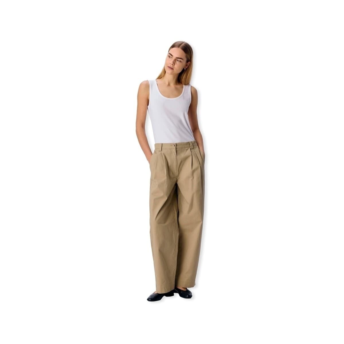 Women's Pants Object Beige