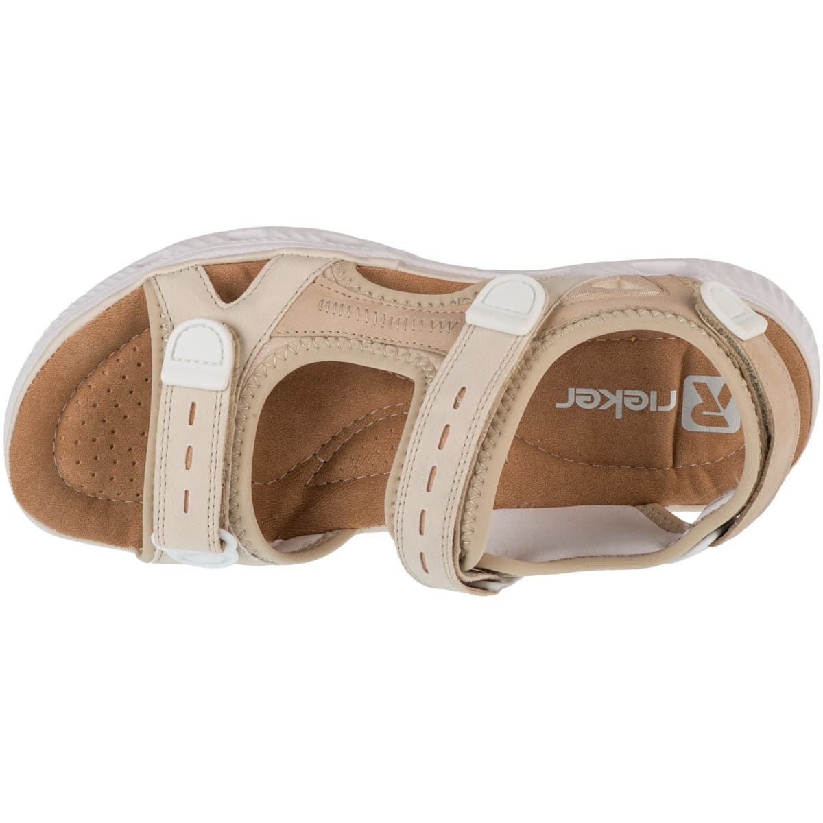 Women's Sports Sandals Rieker Beige