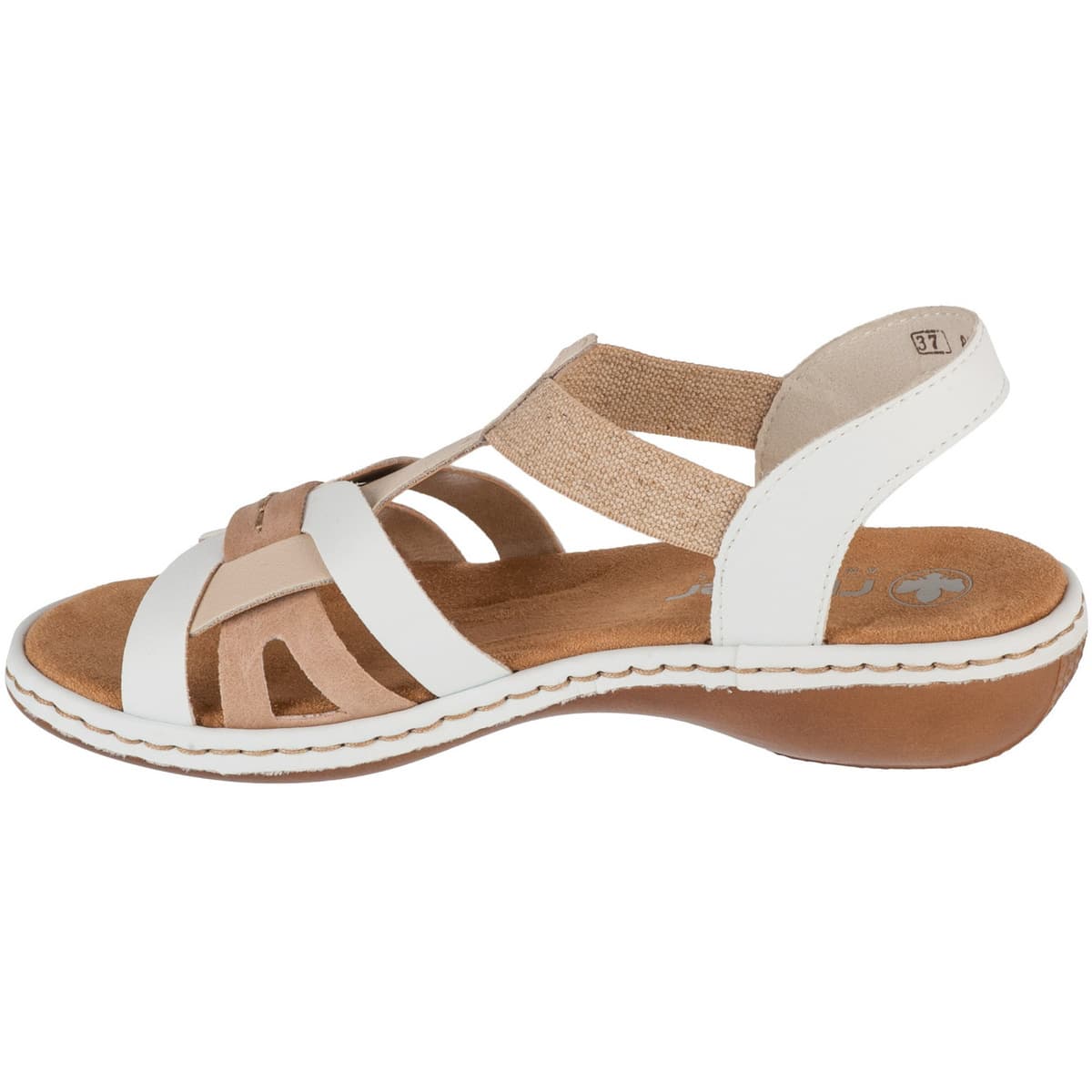 Women's Sports Sandals Rieker White