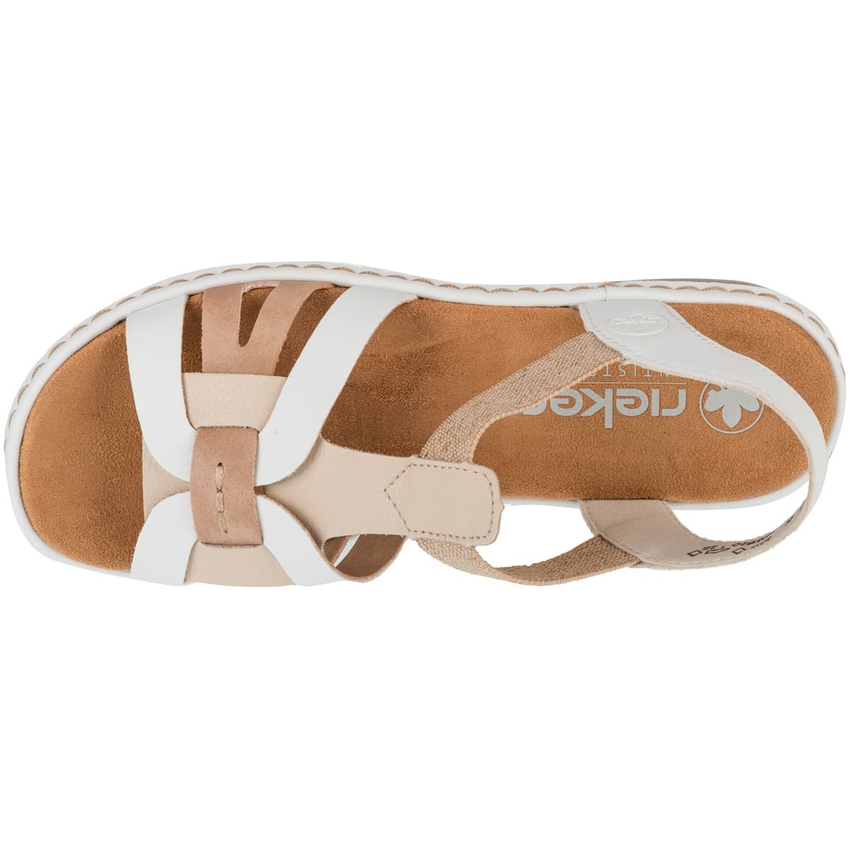 Women's Sports Sandals Rieker White