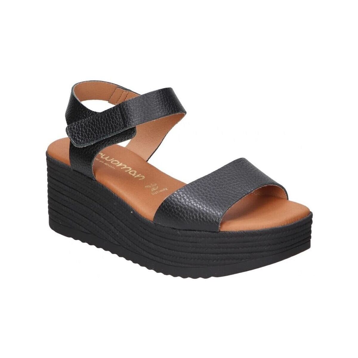 Women's Platforms Spar Woman Black