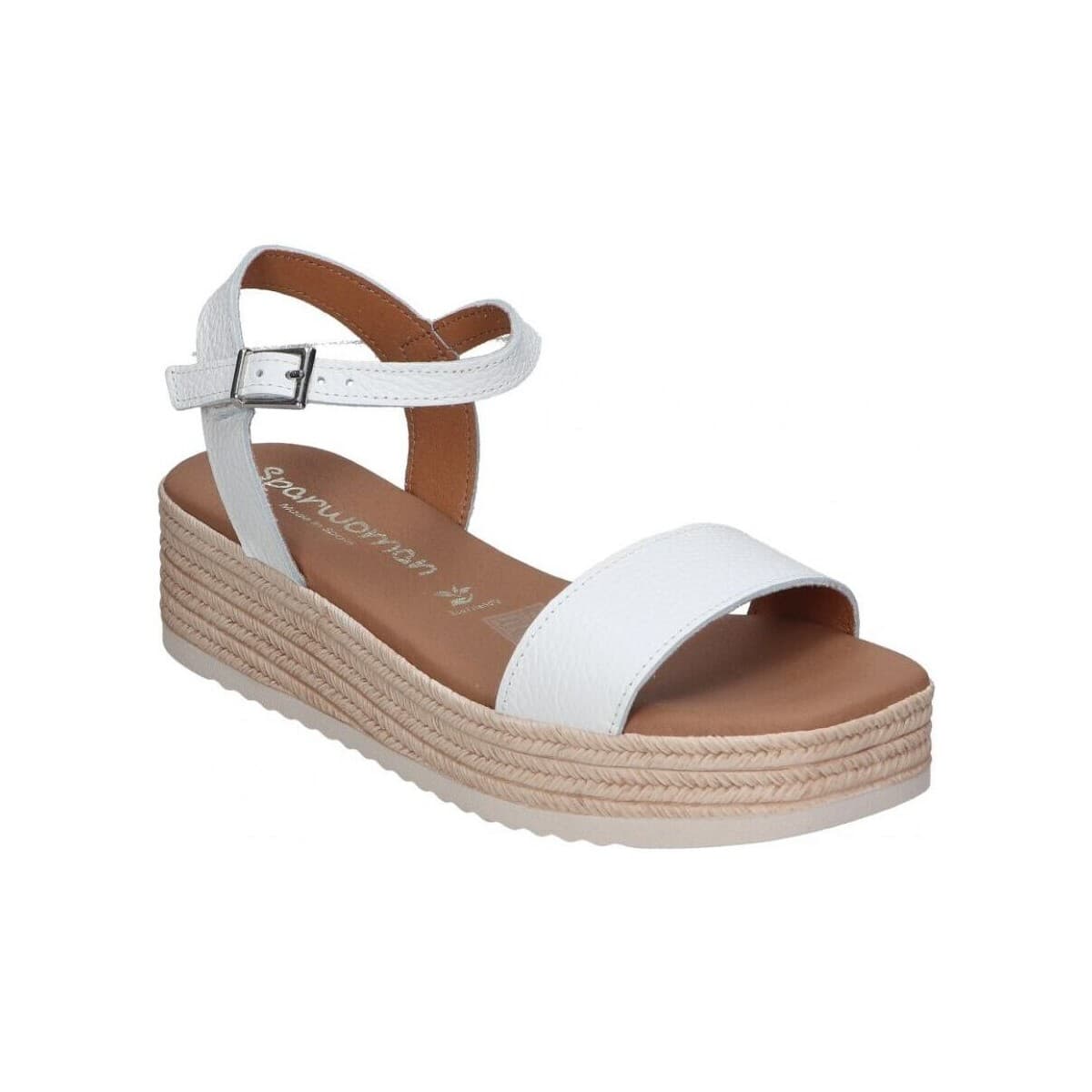 Women's Platforms Spar Woman White
