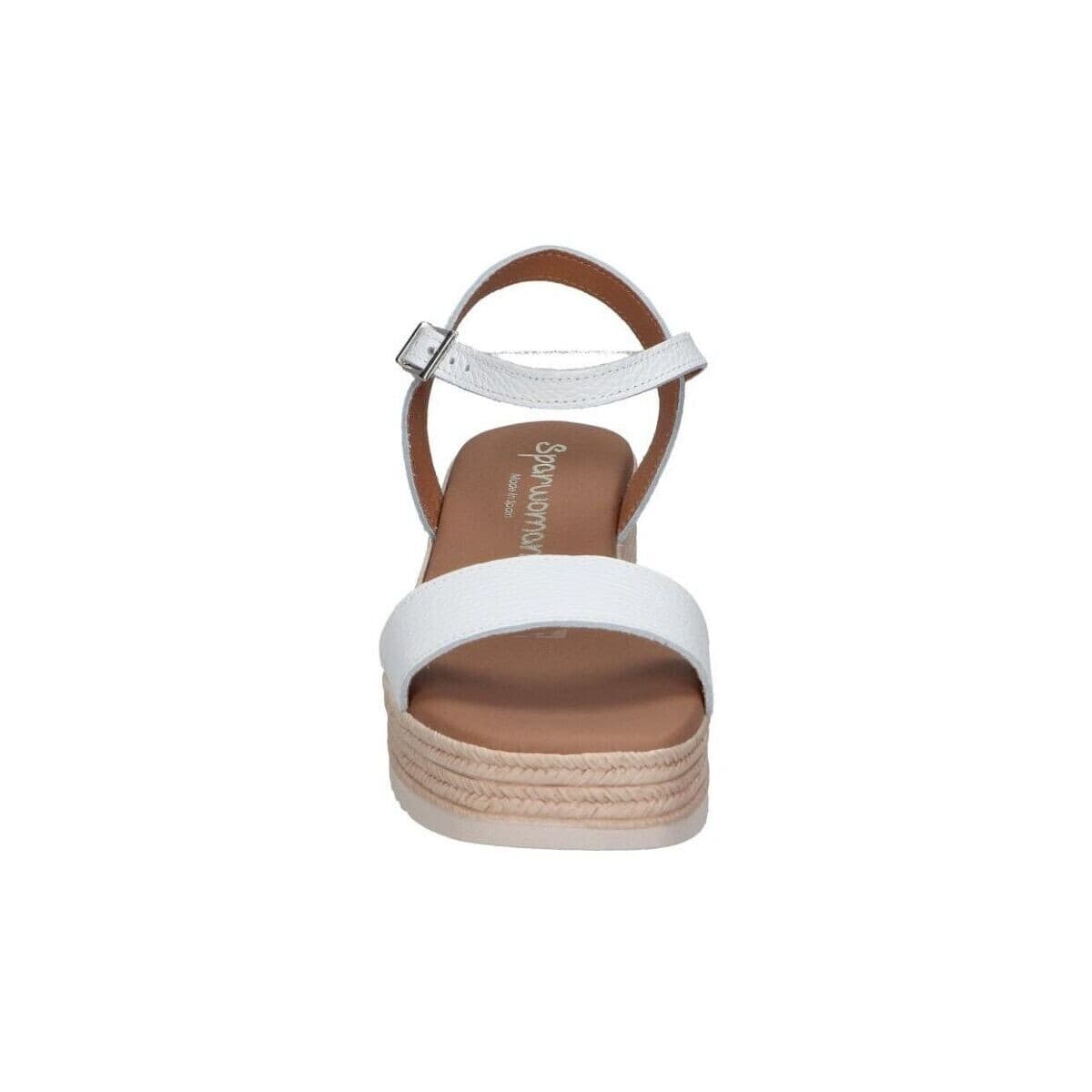 Women's Platforms Spar Woman White