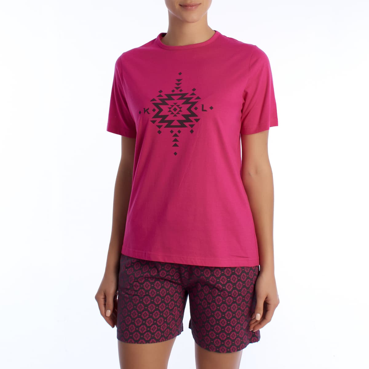 Women's Pajamas Kisses And Love Pink