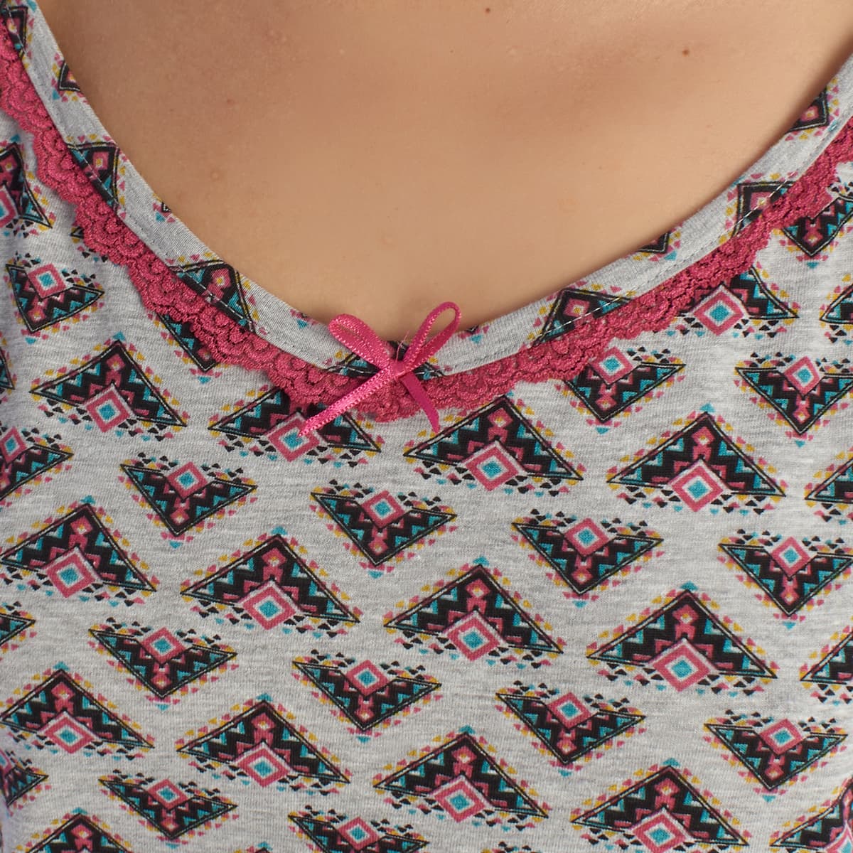 Women's Pajamas Kisses And Love Gray