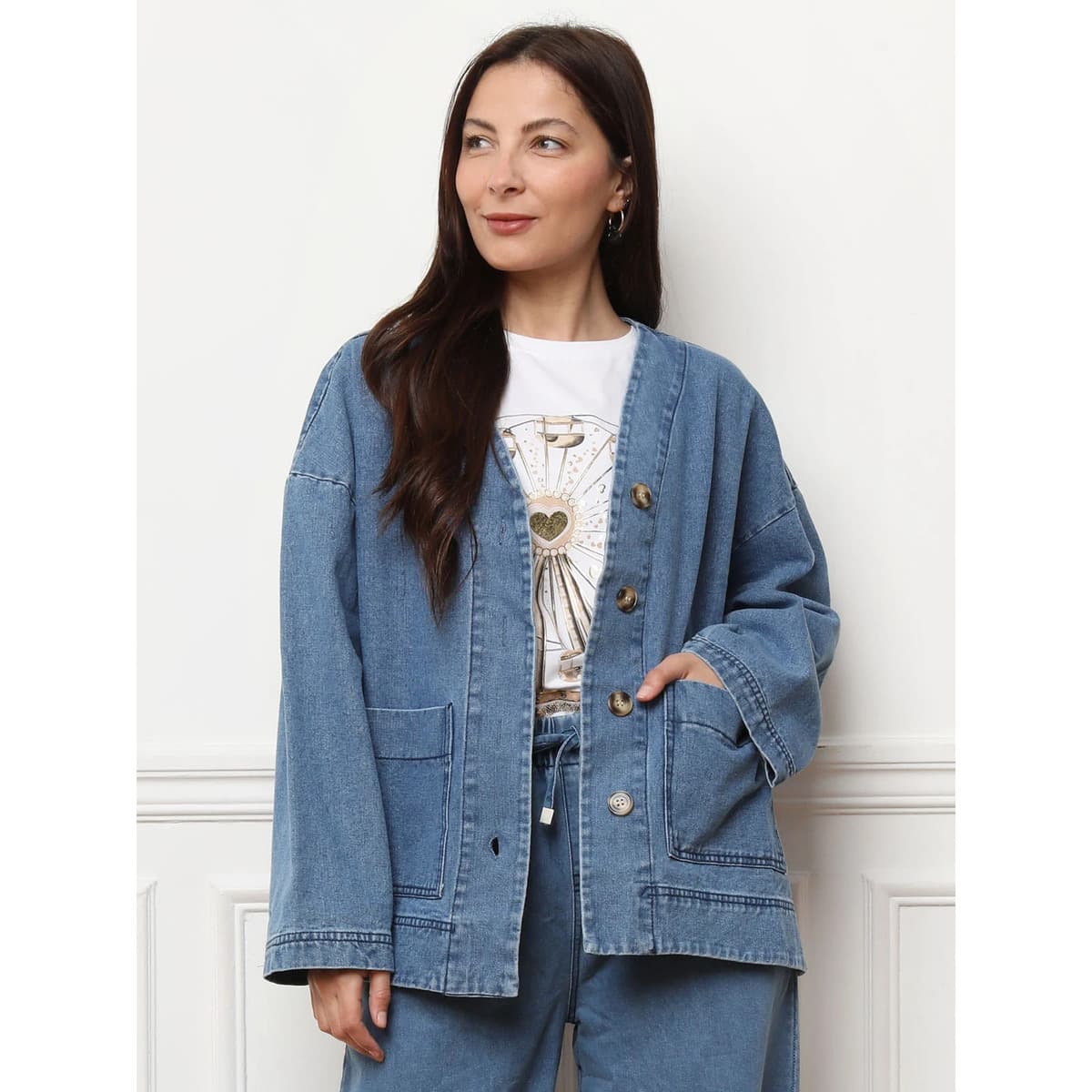 Women's Blazers La Modeuse Blue