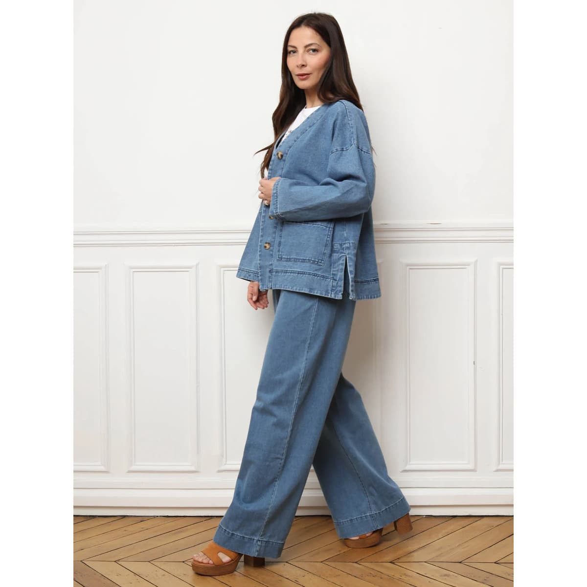 Women's Blazers La Modeuse Blue