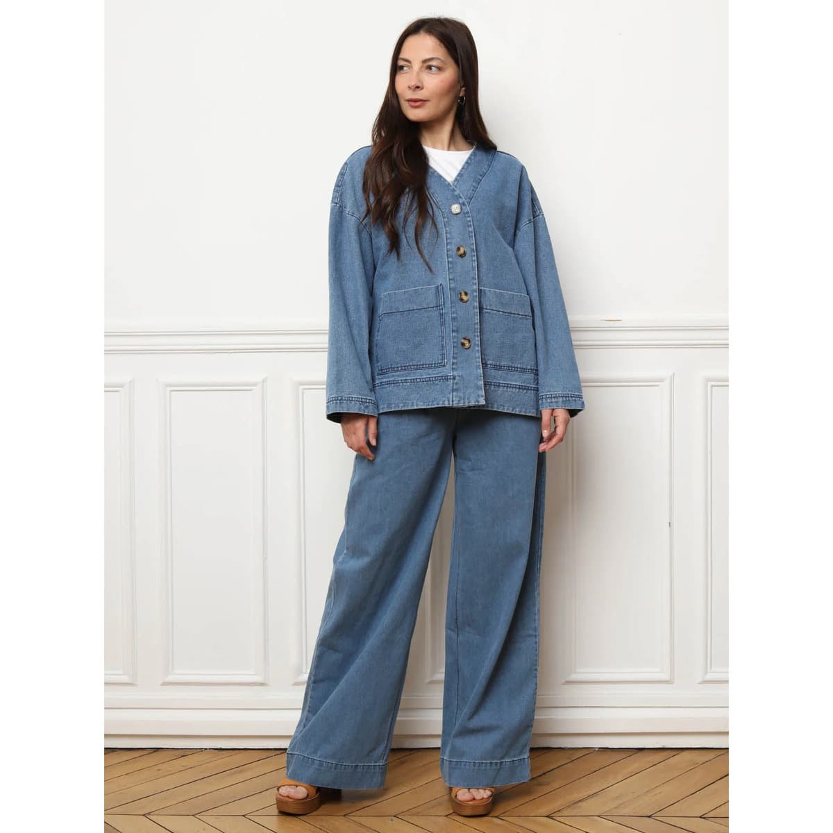 Women's Blazers La Modeuse Blue