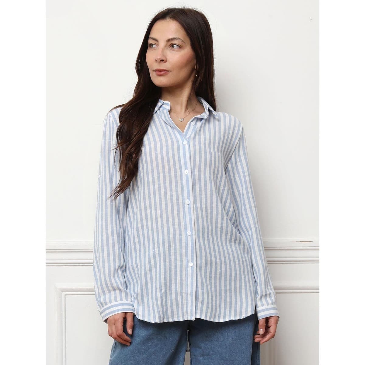 Women's Shirts La Modeuse Blue