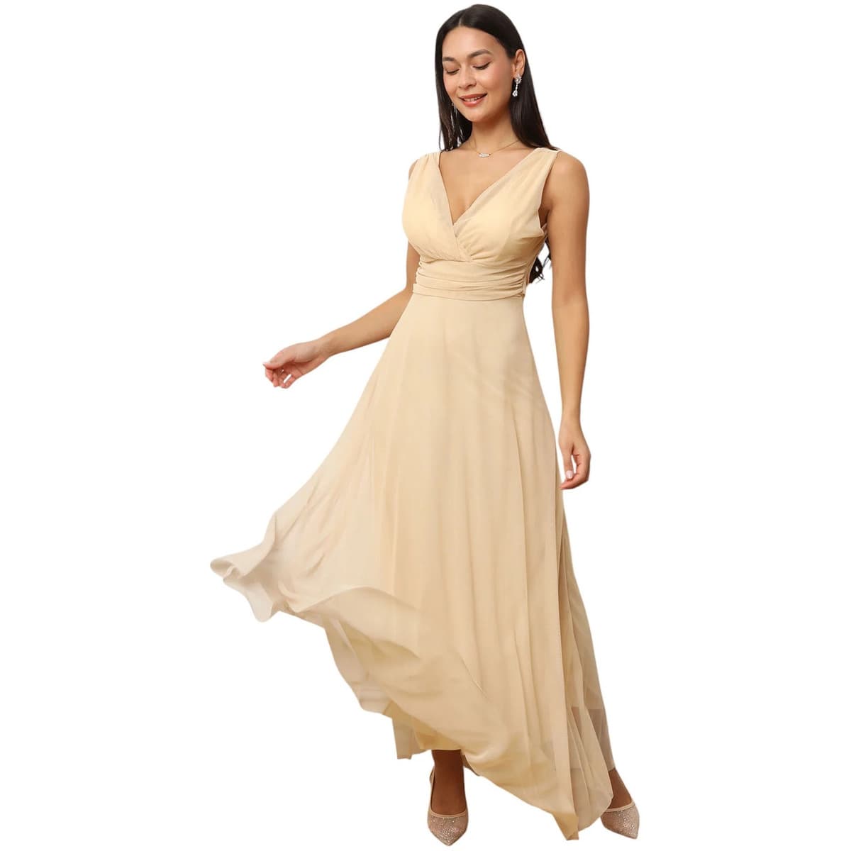 Women's Dresses La Modeuse Beige