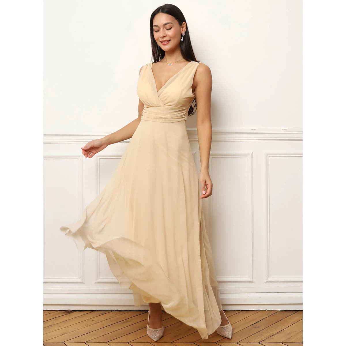 Women's Dresses La Modeuse Beige
