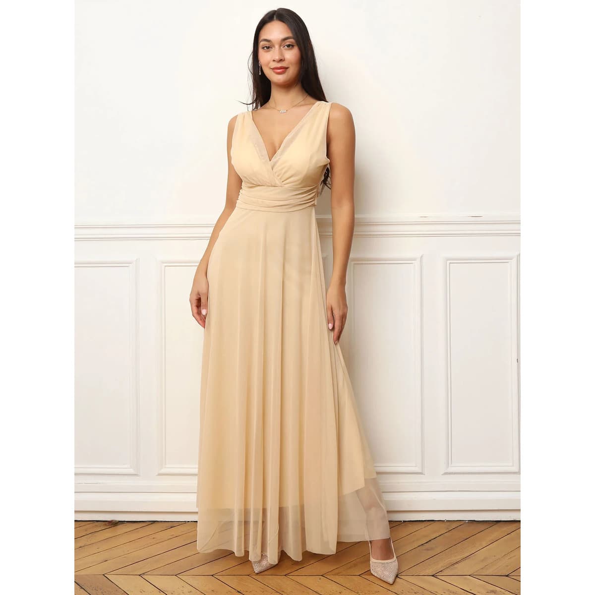 Women's Dresses La Modeuse Beige