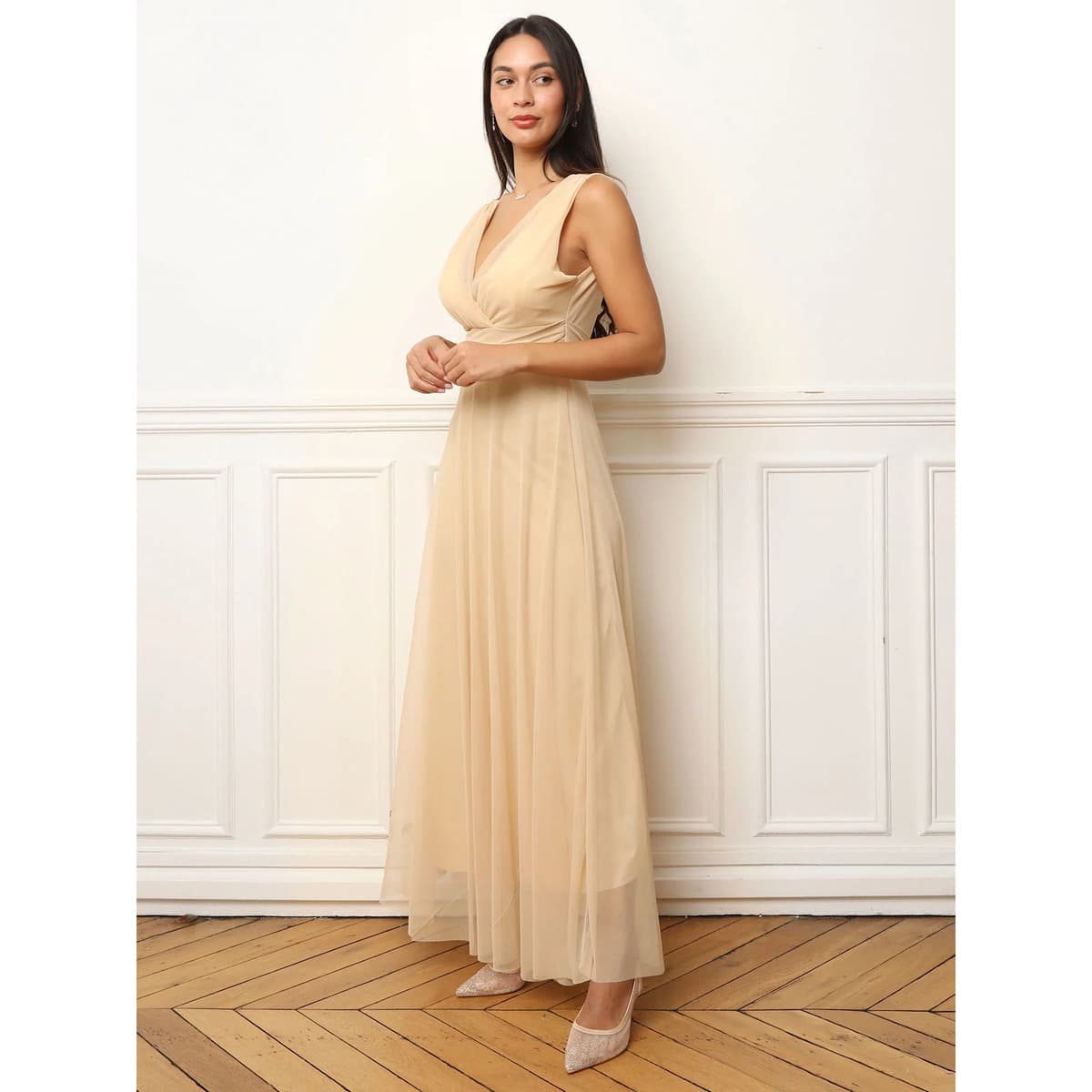 Women's Dresses La Modeuse Beige
