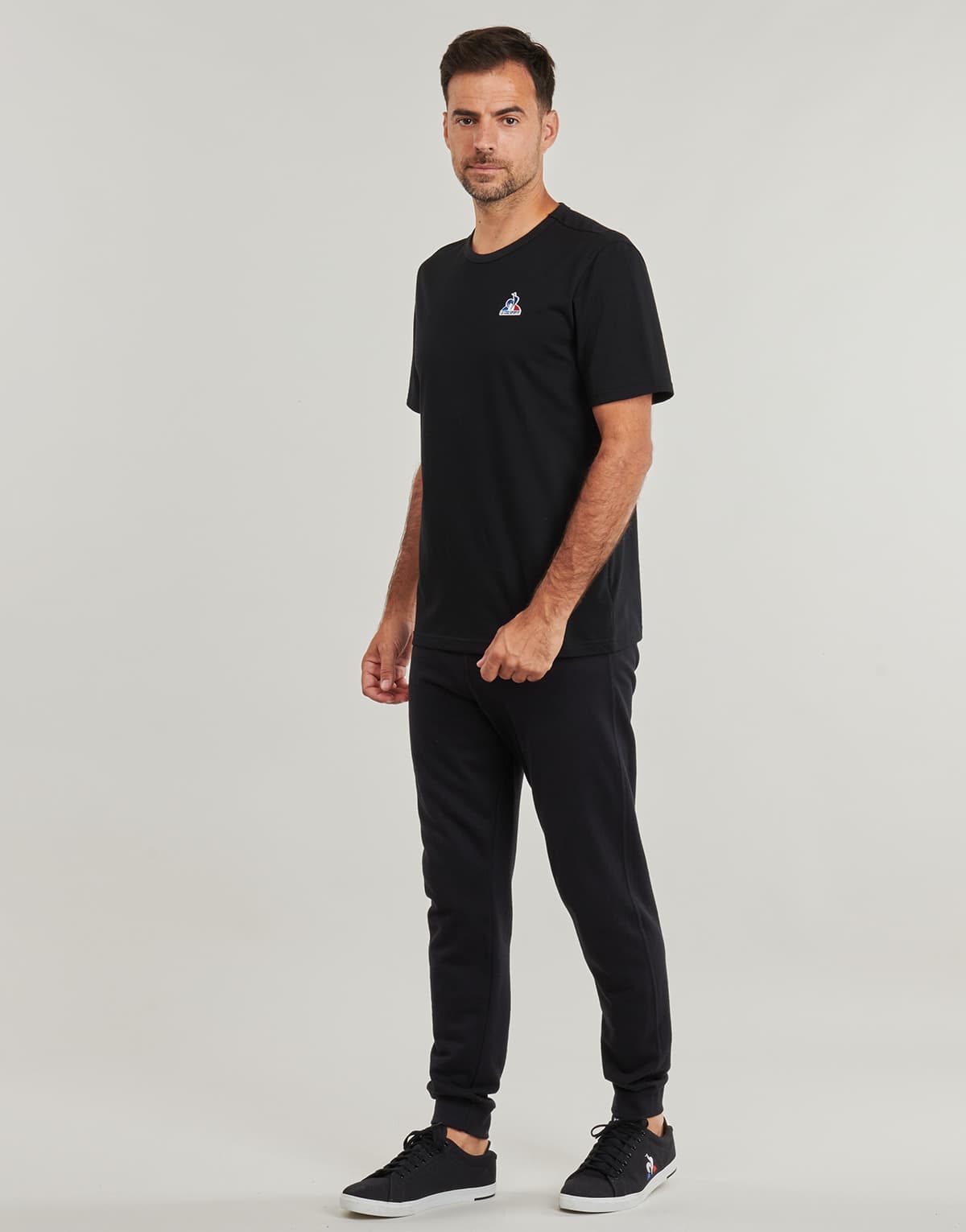 Men's Sports T-Shirts Le Coq Sportif Black